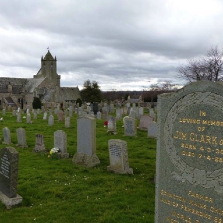 Le petit cimetière de Chirnside
